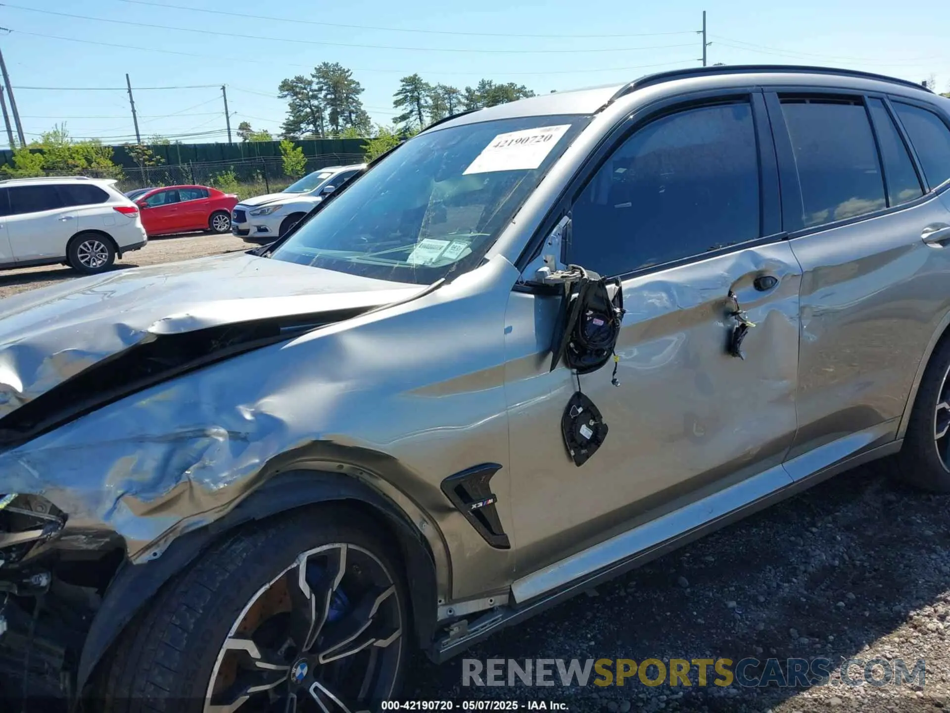 19 fotografías del automóvil dañado 5YMTS0C01M9G99914 BMW X3 M 2021