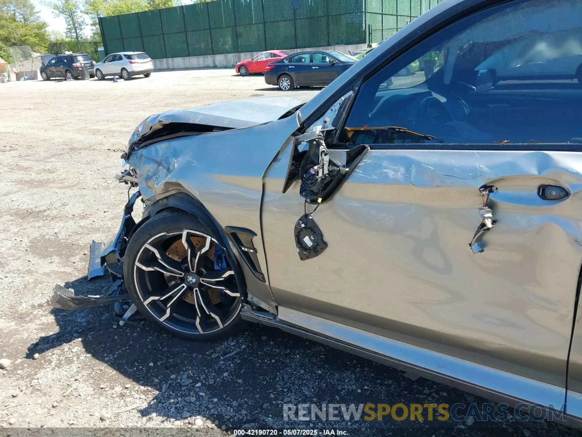 20 fotografías del automóvil dañado 5YMTS0C01M9G99914 BMW X3 M 2021
