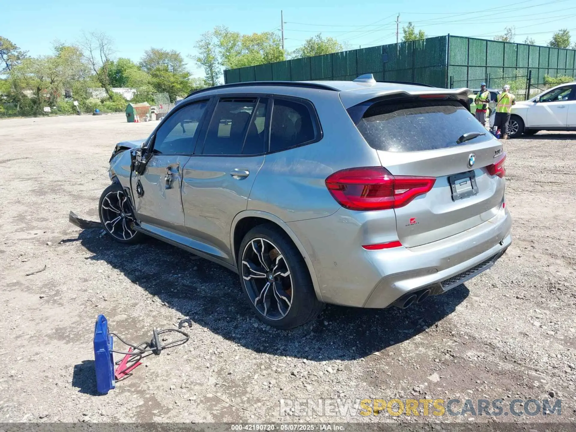 3 fotografías del automóvil dañado 5YMTS0C01M9G99914 BMW X3 M 2021