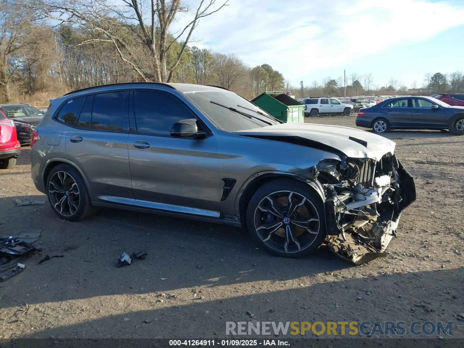 1 fotografías del automóvil dañado 5YMTS0C03M9F05142 BMW X3 M 2021