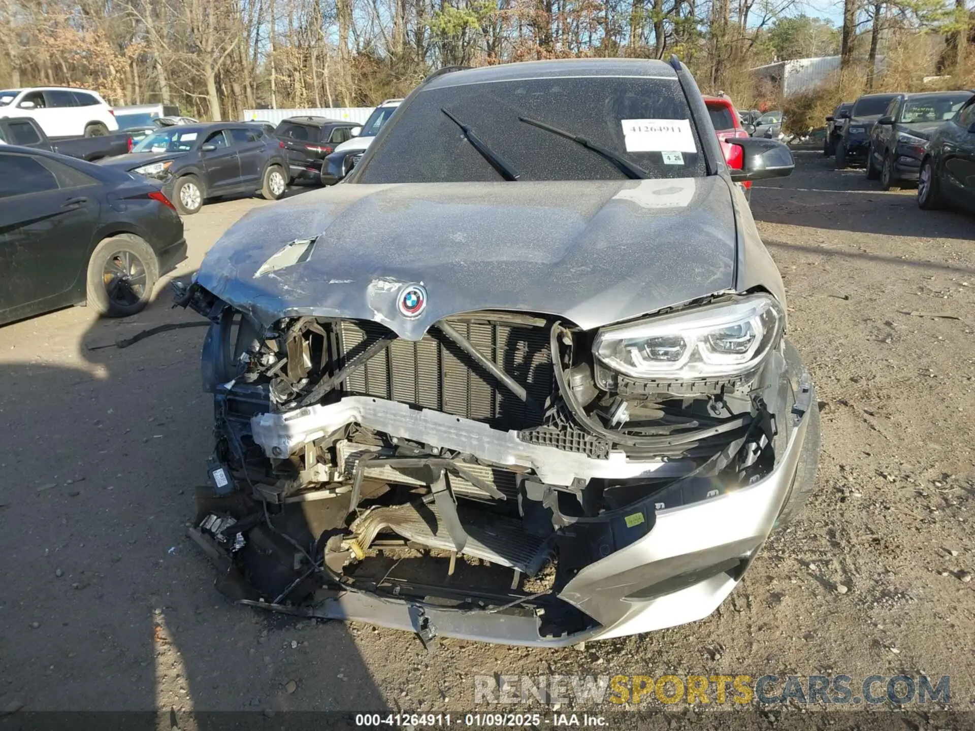 11 fotografías del automóvil dañado 5YMTS0C03M9F05142 BMW X3 M 2021