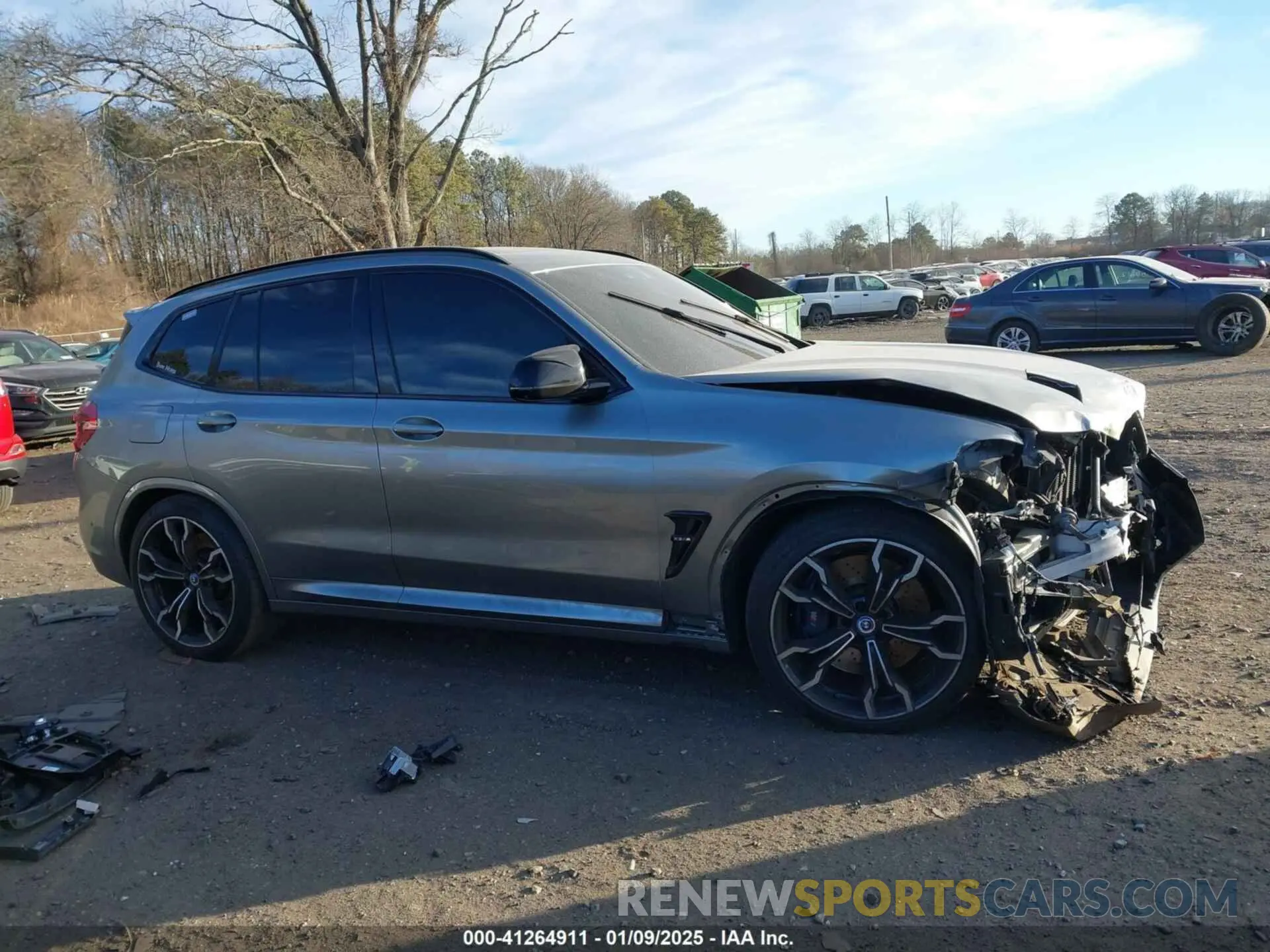 12 fotografías del automóvil dañado 5YMTS0C03M9F05142 BMW X3 M 2021