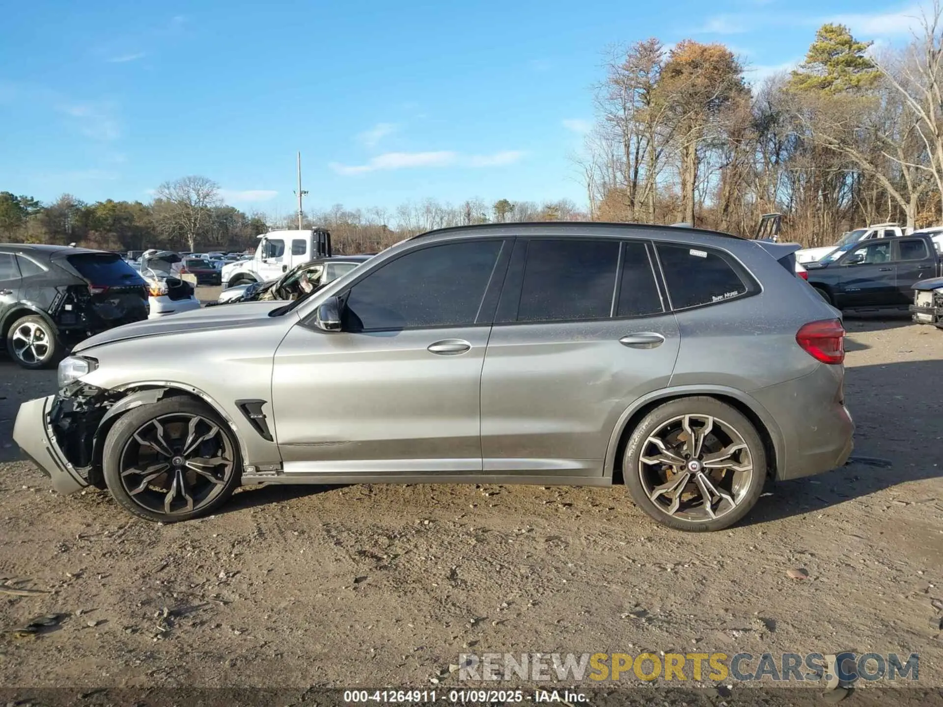13 fotografías del automóvil dañado 5YMTS0C03M9F05142 BMW X3 M 2021