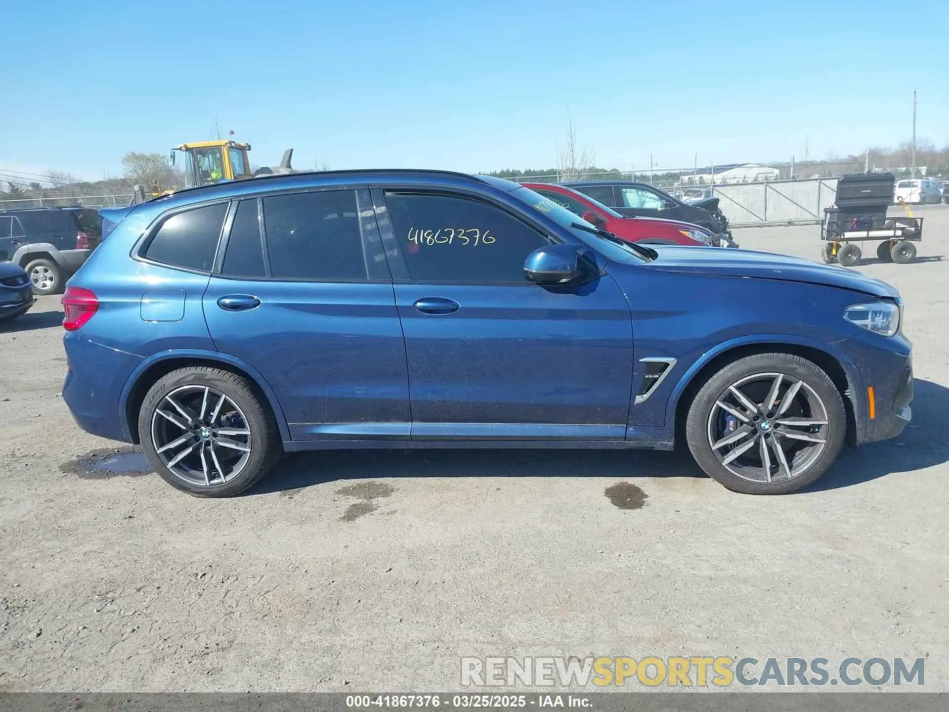 13 fotografías del automóvil dañado 5YMTS0C06M9F45134 BMW X3 M 2021