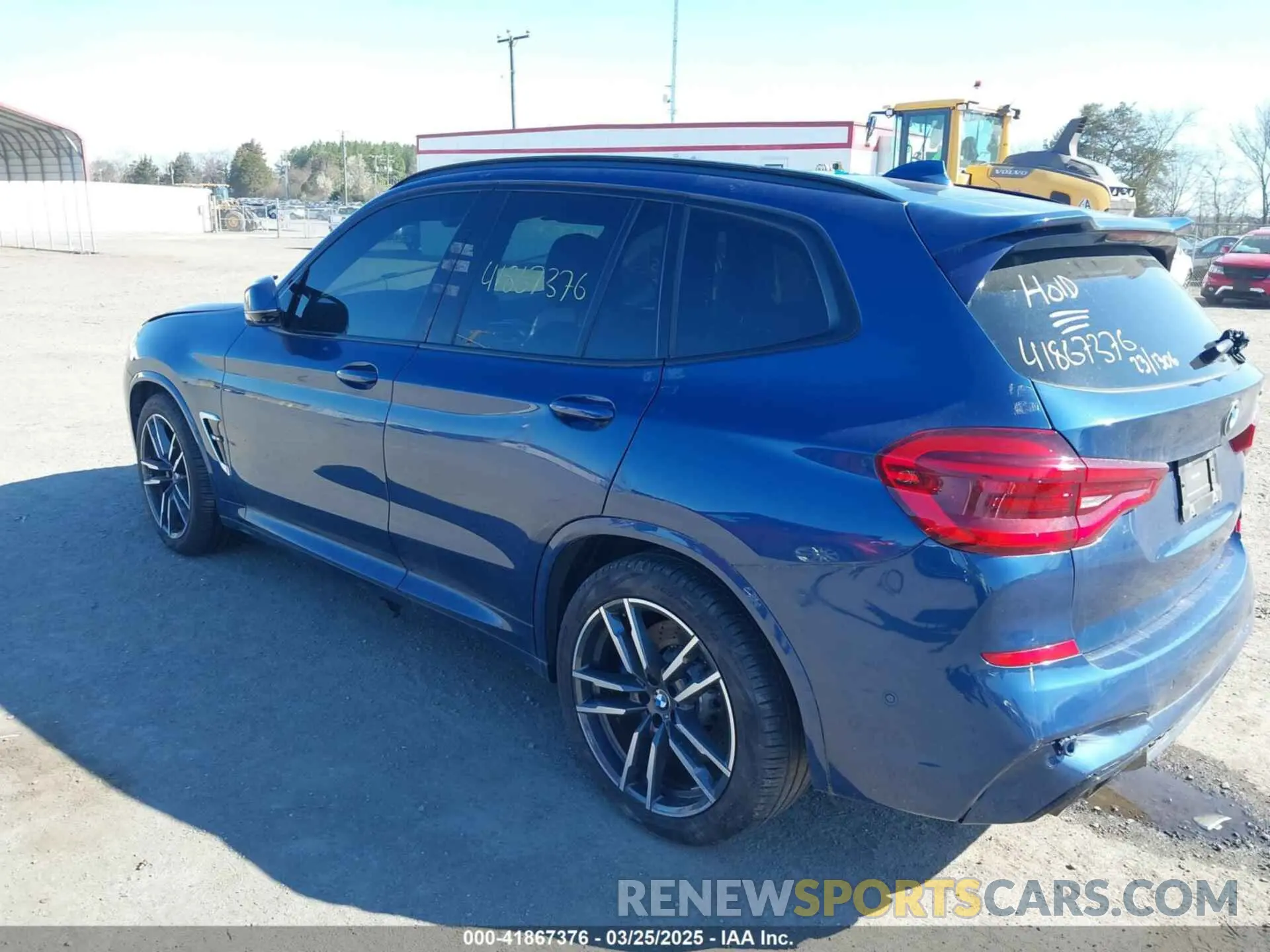 3 fotografías del automóvil dañado 5YMTS0C06M9F45134 BMW X3 M 2021