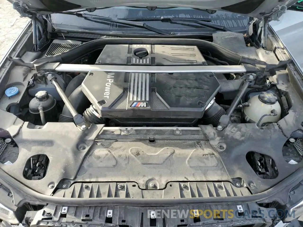 11 fotografías del automóvil dañado 5YM13EC01N9N34588 BMW X3 M 2022
