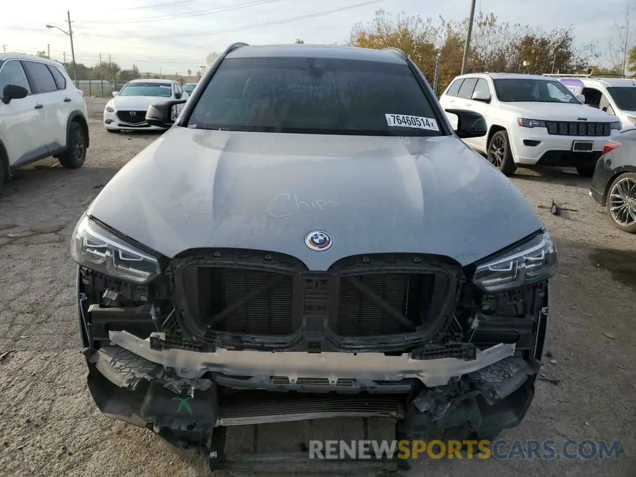 5 fotografías del automóvil dañado 5YM13EC01N9N34588 BMW X3 M 2022