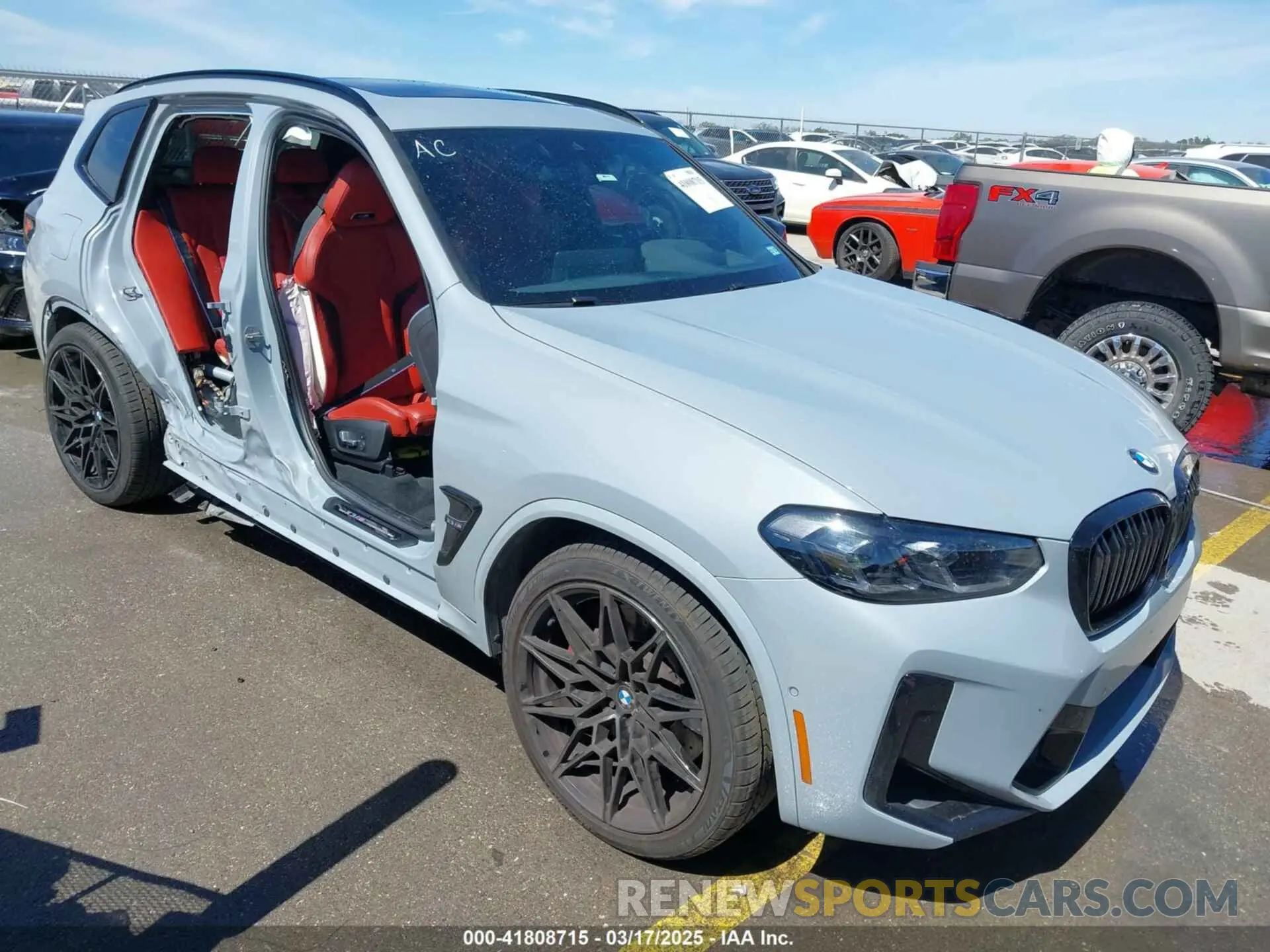 1 fotografías del automóvil dañado 5YM13EC03N9L12134 BMW X3 M 2022