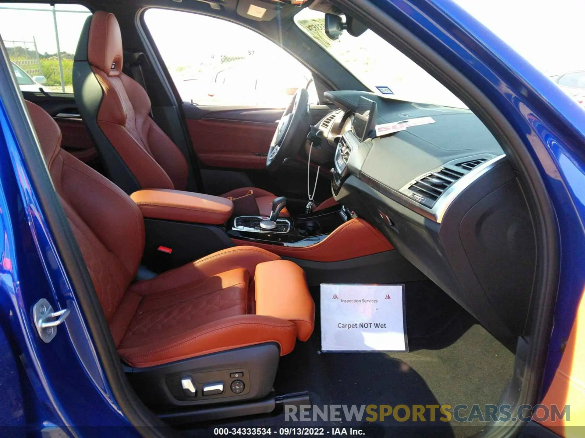 5 fotografías del automóvil dañado 5YM13EC06N9K67237 BMW X3 M 2022