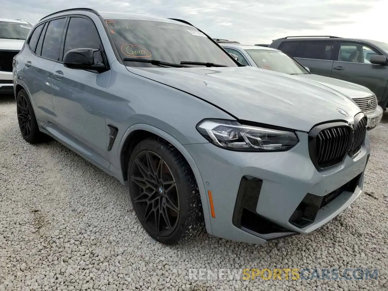 1 fotografías del automóvil dañado 5YM13EC08N9J91018 BMW X3 M 2022