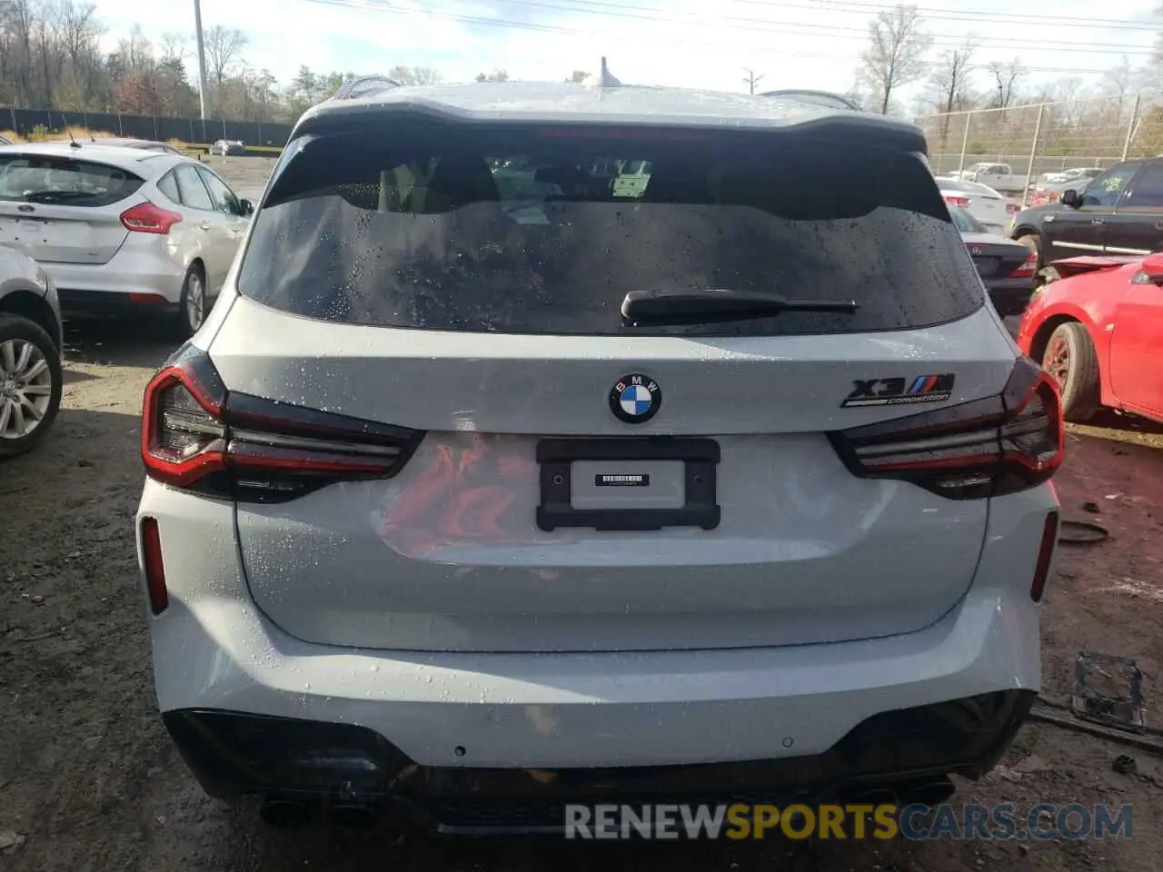 6 fotografías del automóvil dañado 5YM13EC09N9J65141 BMW X3 M 2022