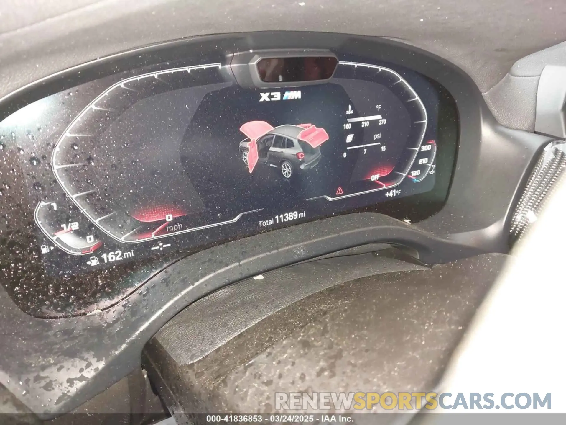 7 fotografías del automóvil dañado 5YM13EC00R9W09223 BMW X3 M 2024