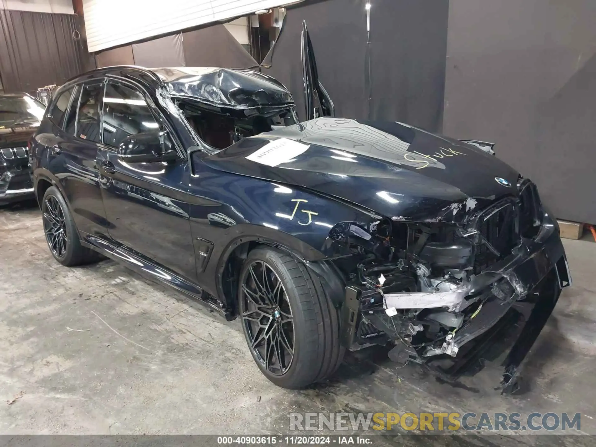 1 fotografías del automóvil dañado 5YM13EC02R9W28887 BMW X3 M 2024