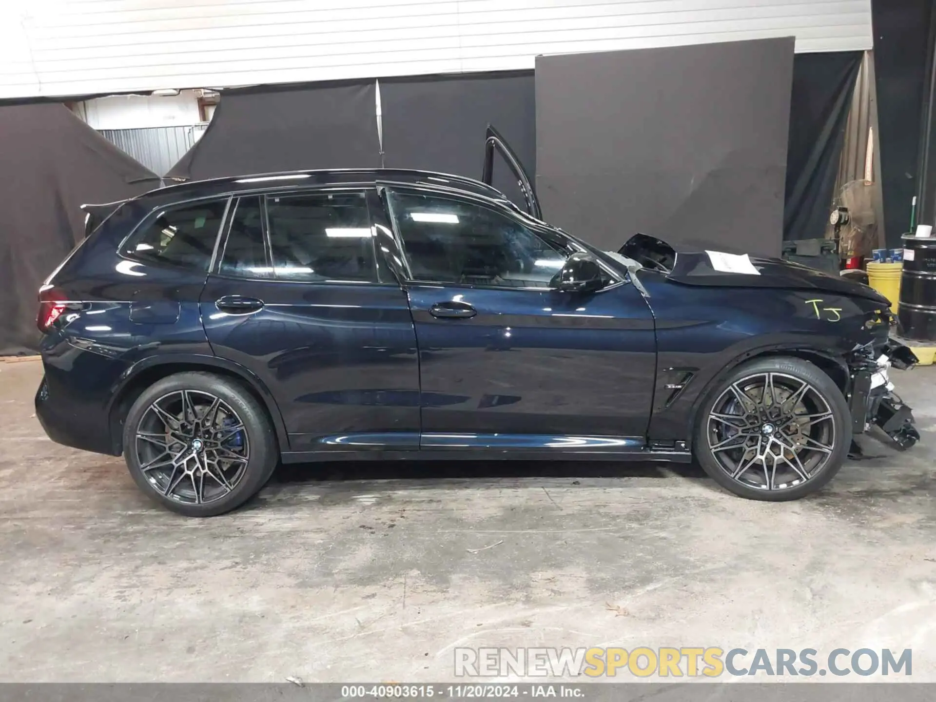 14 fotografías del automóvil dañado 5YM13EC02R9W28887 BMW X3 M 2024