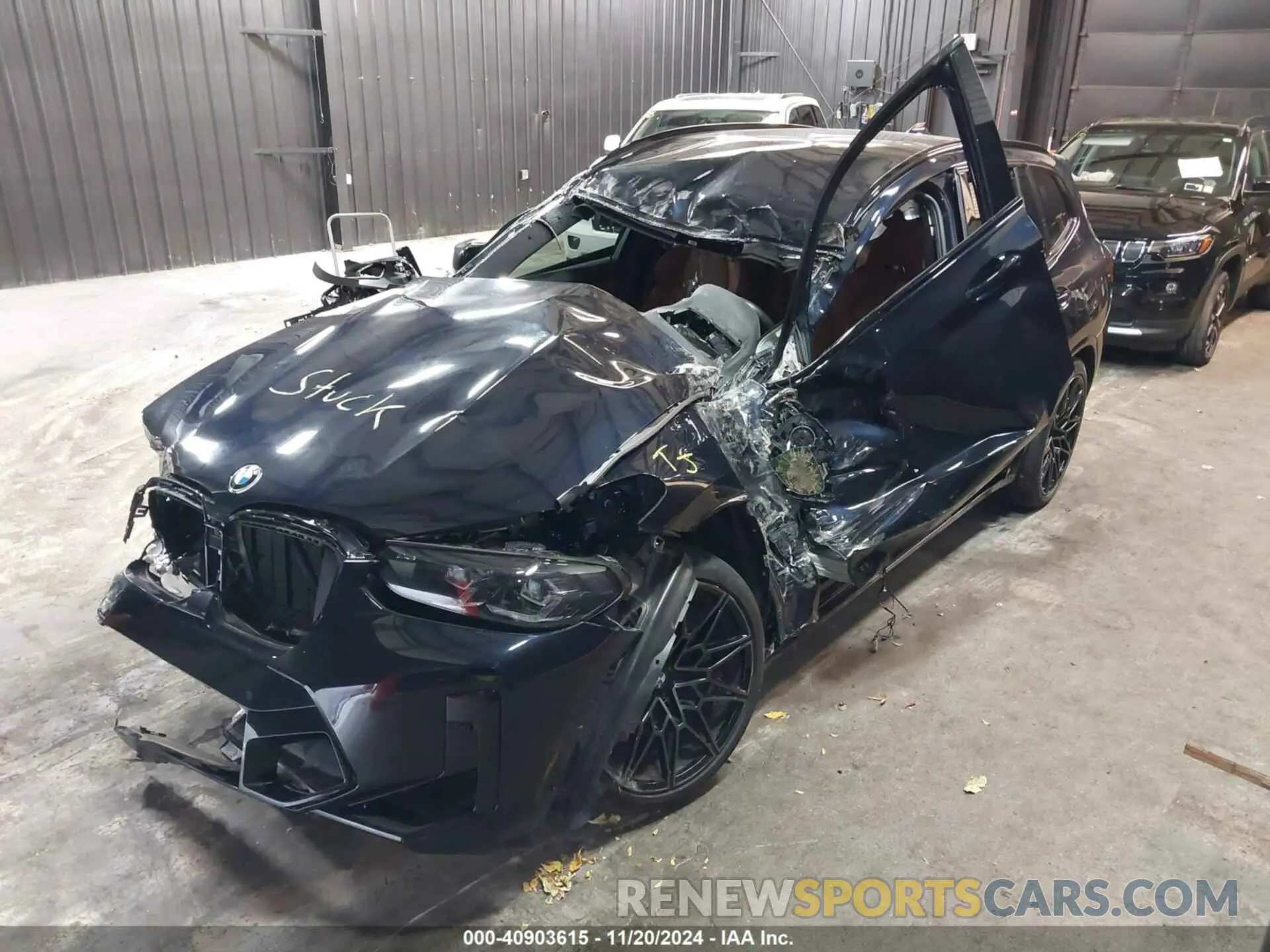 6 fotografías del automóvil dañado 5YM13EC02R9W28887 BMW X3 M 2024