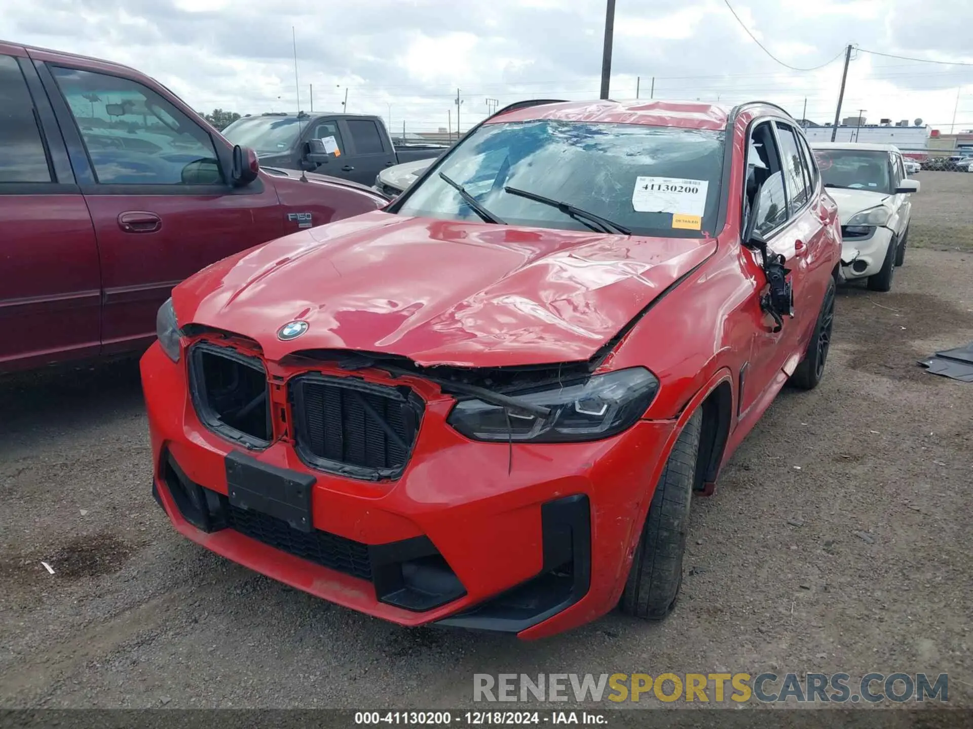 2 fotografías del automóvil dañado 5YM13EC05R9T48719 BMW X3 M 2024