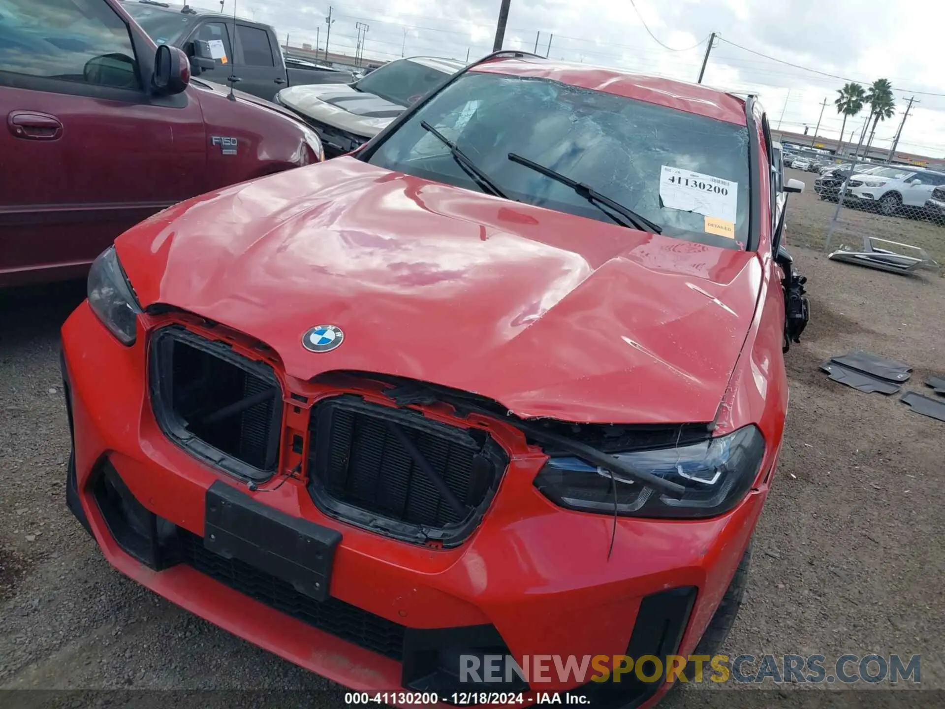 6 fotografías del automóvil dañado 5YM13EC05R9T48719 BMW X3 M 2024