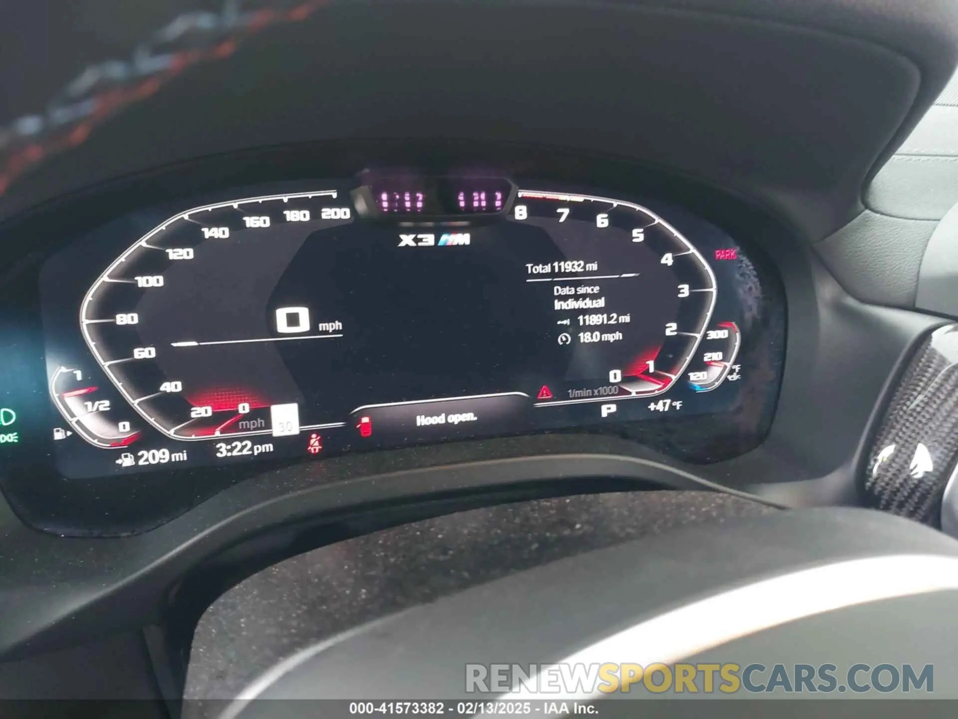 15 fotografías del automóvil dañado 5YM13EC05R9U21409 BMW X3 M 2024