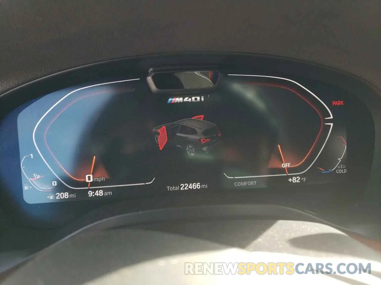 9 fotografías del automóvil dañado 5UX83DP01N9L87327 BMW X3 M40I 2022