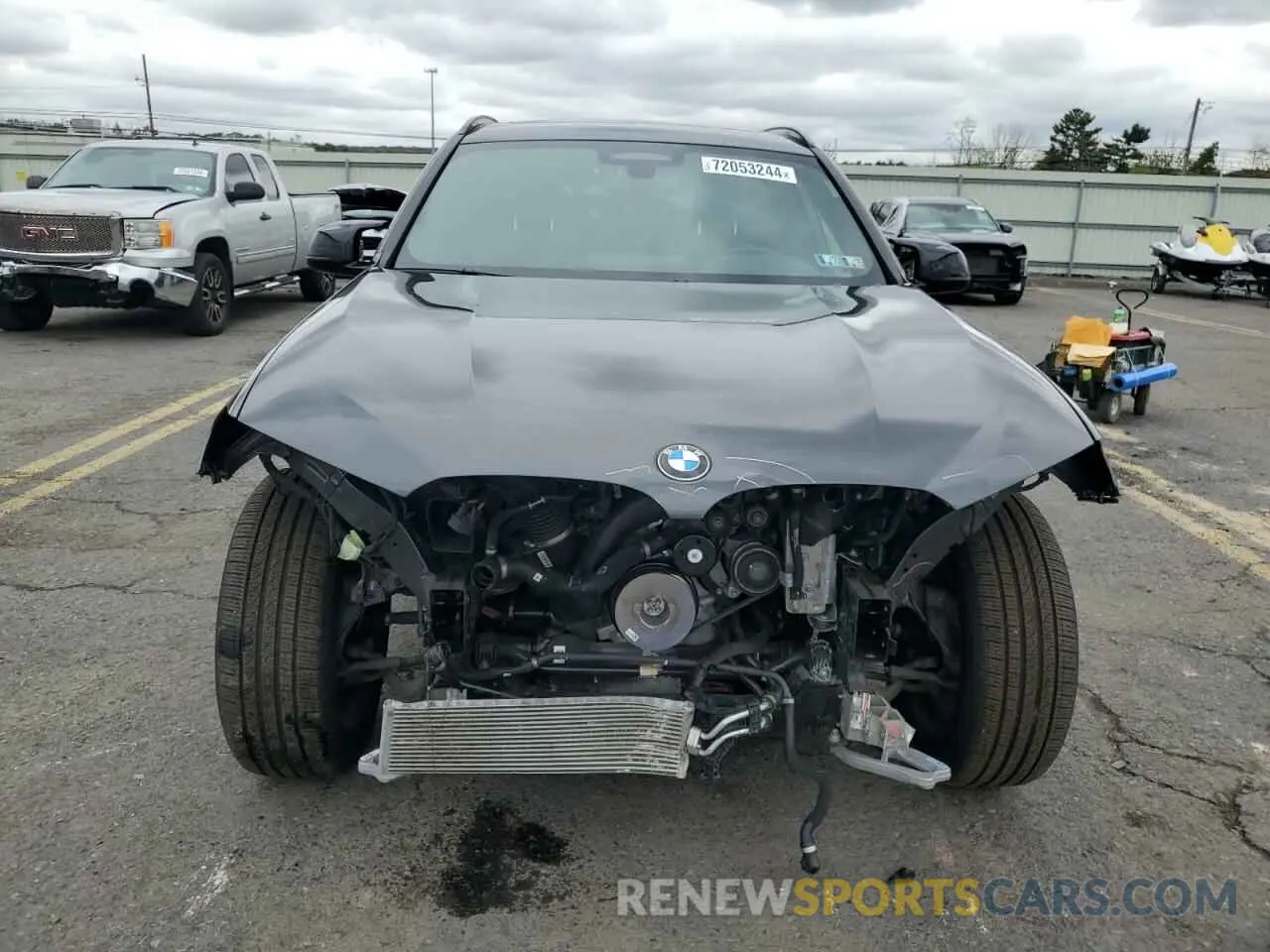 5 fotografías del automóvil dañado 5UX83DP04N9K80160 BMW X3 M40I 2022