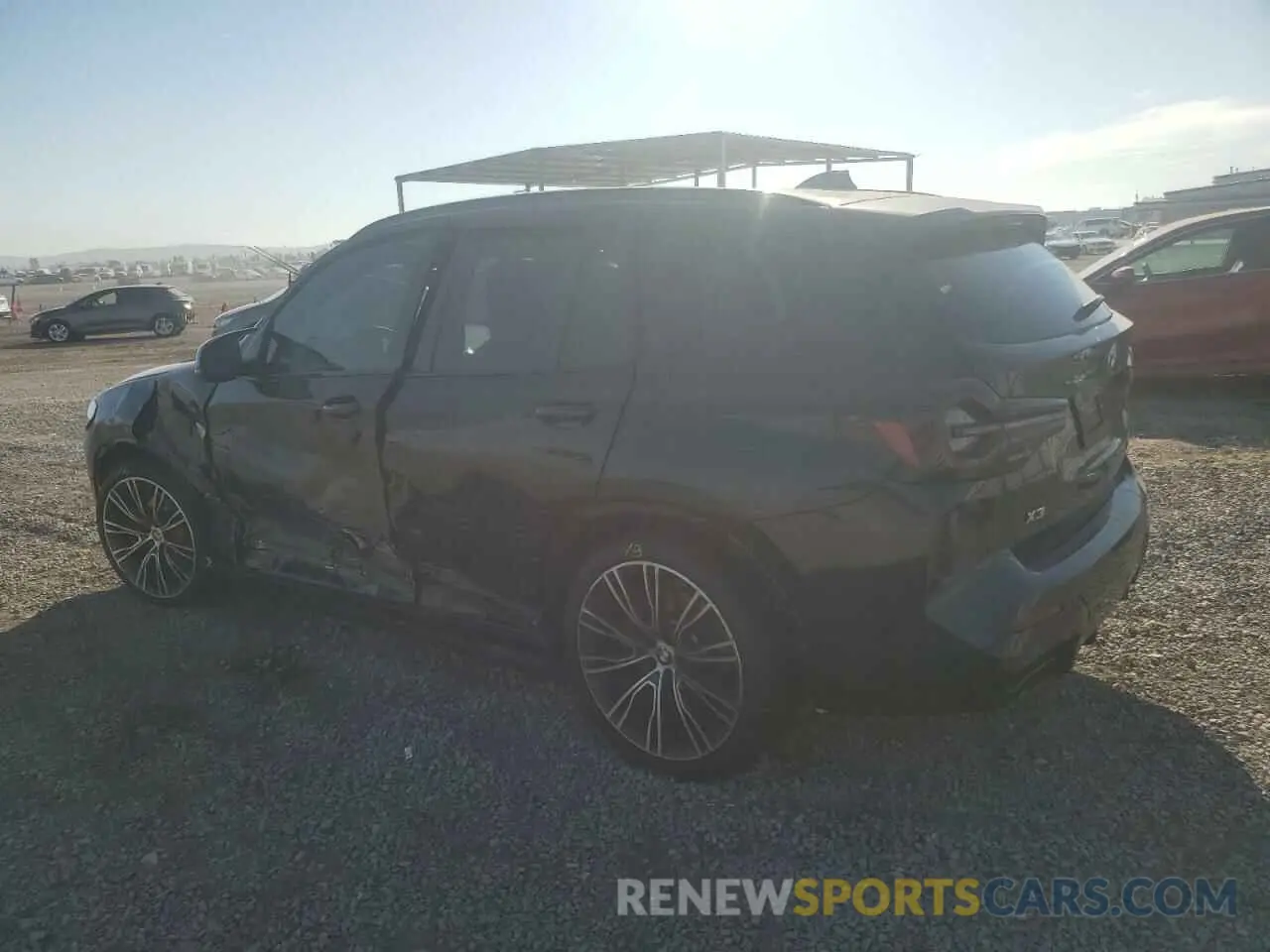 2 fotografías del automóvil dañado 5UX83DP06N9K23653 BMW X3 M40I 2022