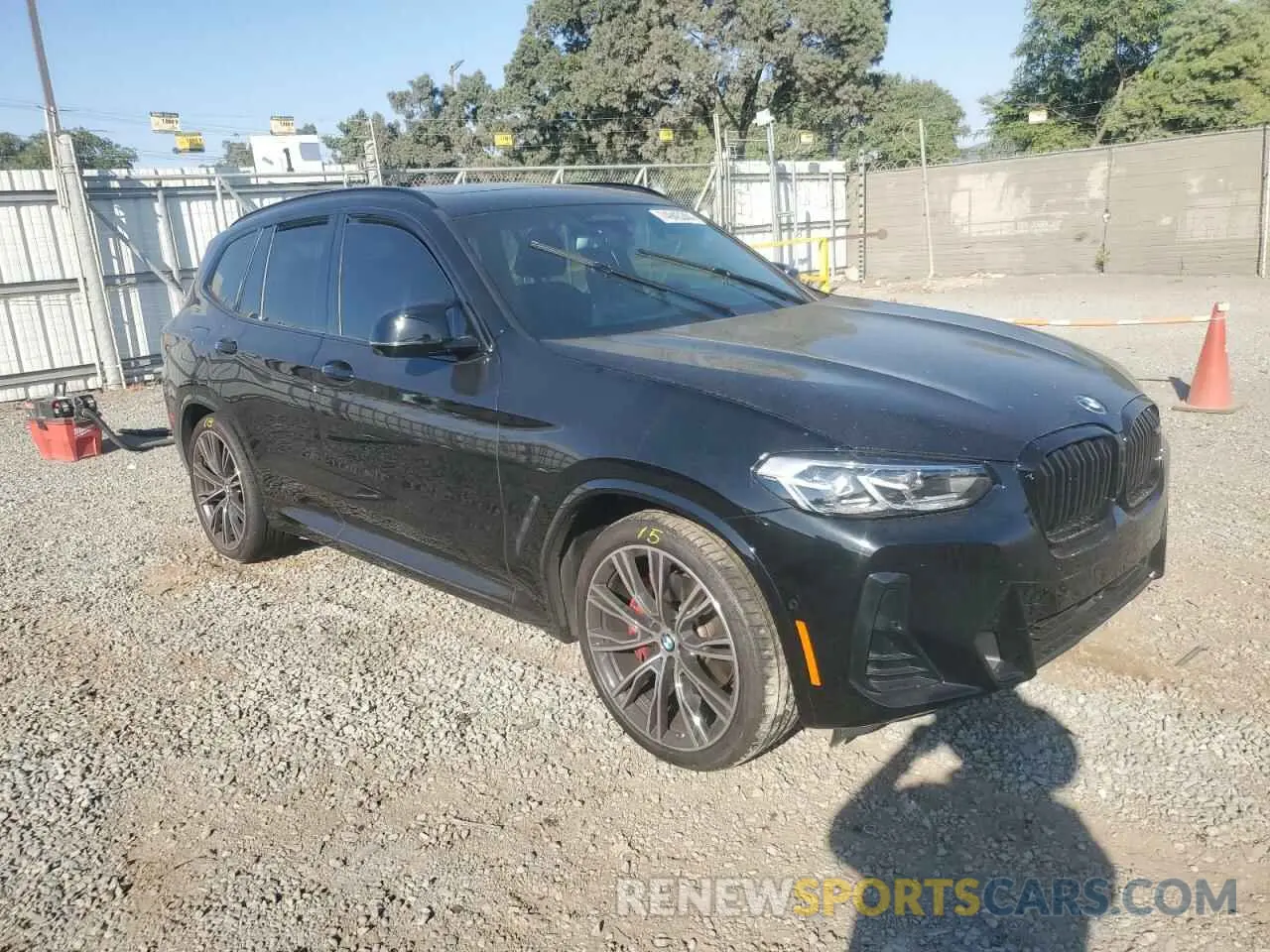 4 fotografías del automóvil dañado 5UX83DP06N9K23653 BMW X3 M40I 2022