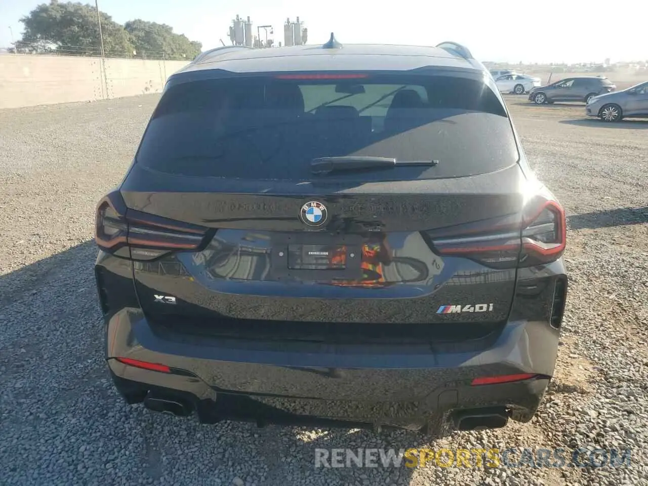 6 fotografías del automóvil dañado 5UX83DP06N9K23653 BMW X3 M40I 2022