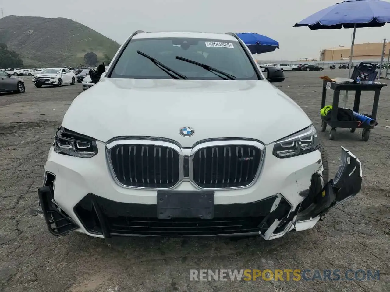 5 fotografías del automóvil dañado 5UX83DP06N9L10338 BMW X3 M40I 2022