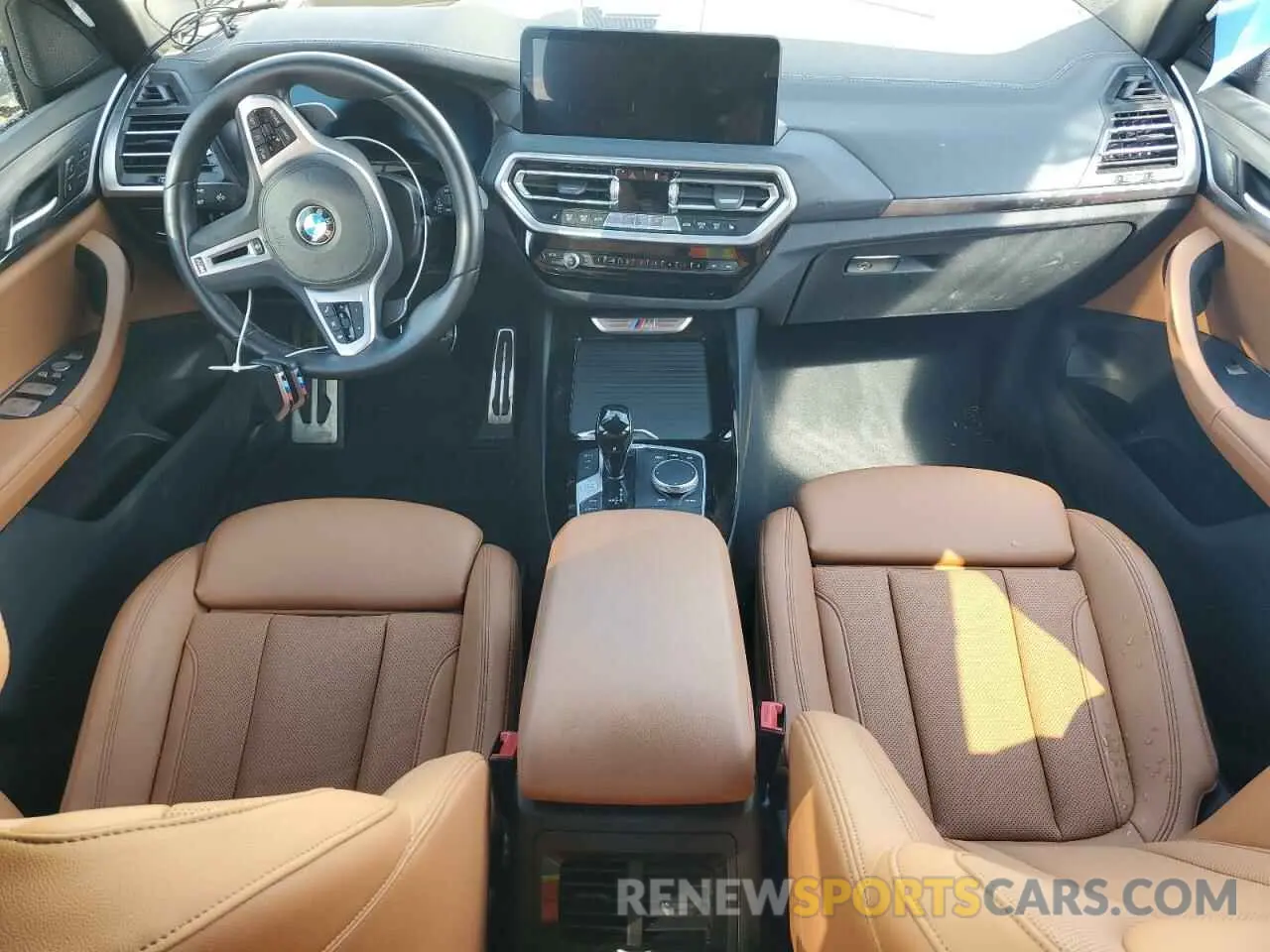 8 fotografías del automóvil dañado 5UX83DP06N9L10338 BMW X3 M40I 2022