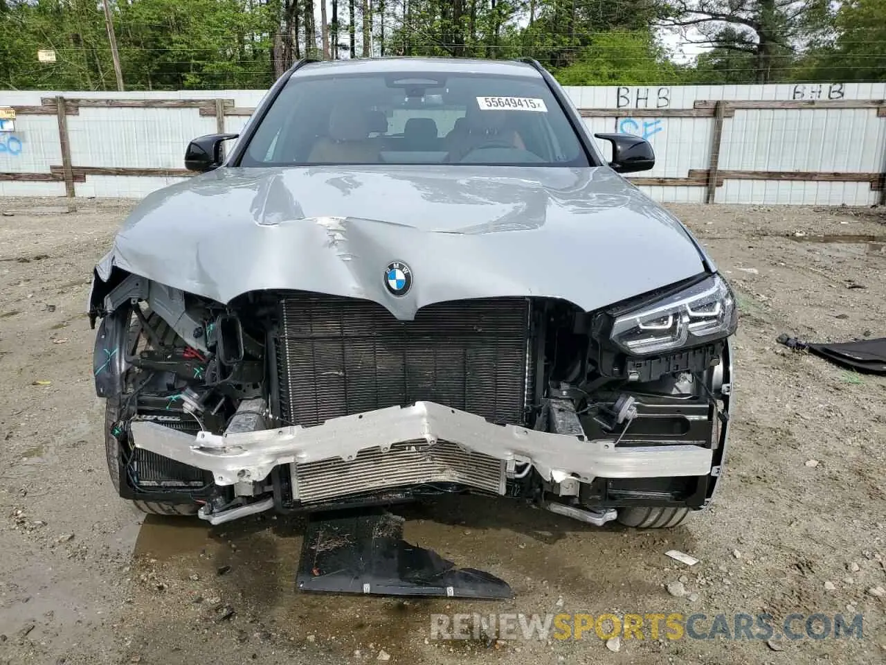 5 fotografías del automóvil dañado 5UX83DP09N9J74884 BMW X3 M40I 2022