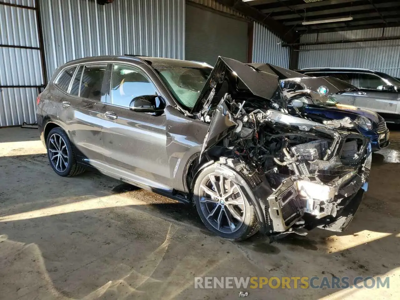 4 fotografías del automóvil dañado 5UX83DP0XN9J61965 BMW X3 M40I 2022