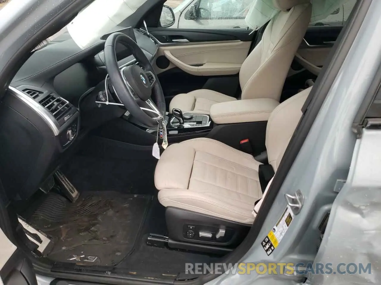 7 fotografías del automóvil dañado 5UX83DP02P9P63794 BMW X3 M40I 2023