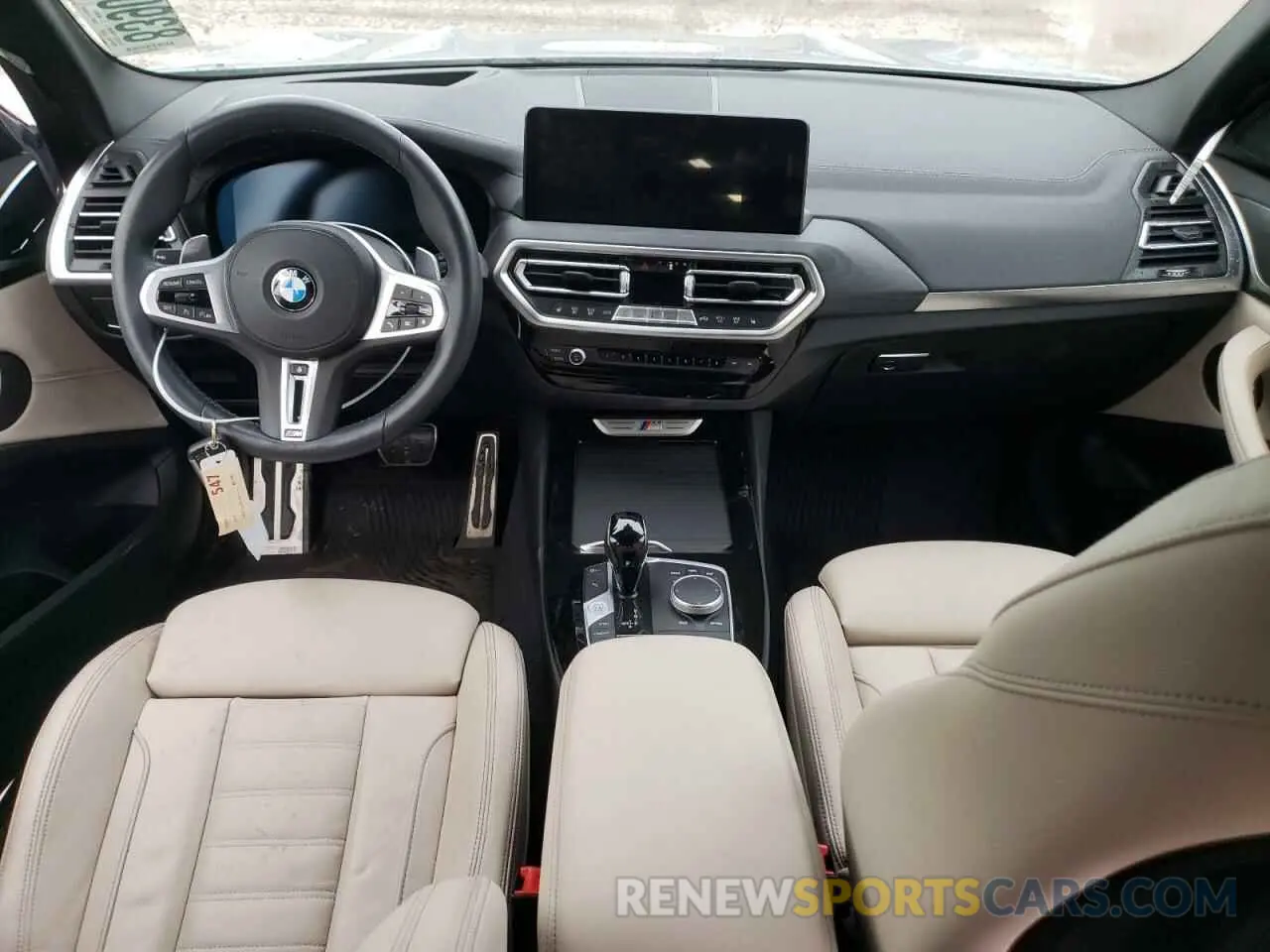 8 fotografías del automóvil dañado 5UX83DP02P9P63794 BMW X3 M40I 2023