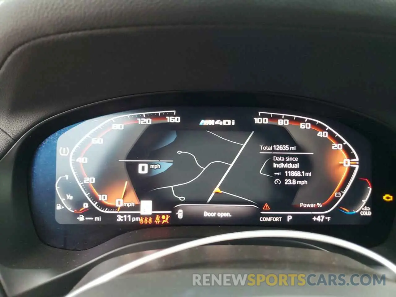 9 fotografías del automóvil dañado 5UX83DP02P9P63794 BMW X3 M40I 2023