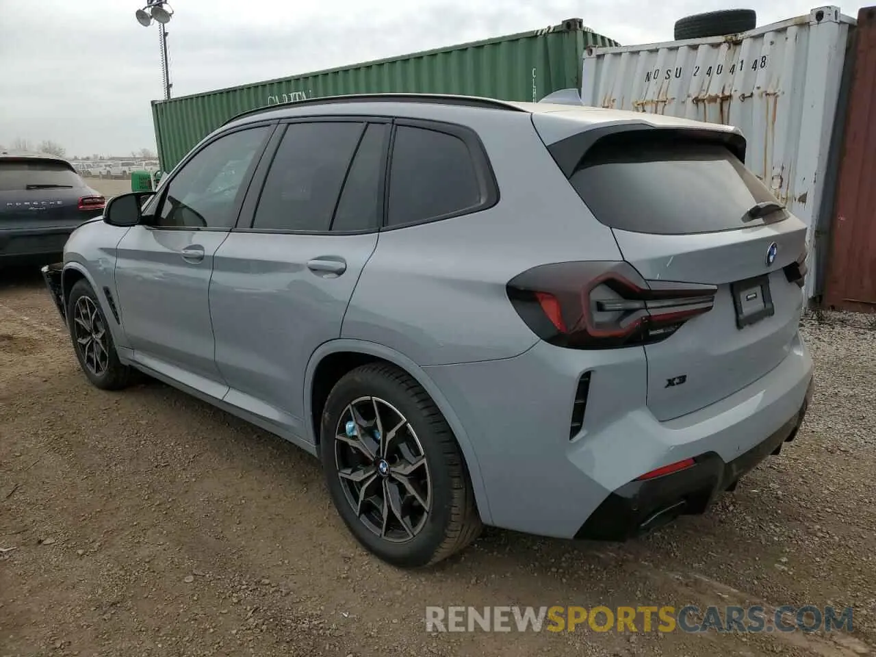 2 fotografías del automóvil dañado 5UX83DP09P9N56383 BMW X3 M40I 2023