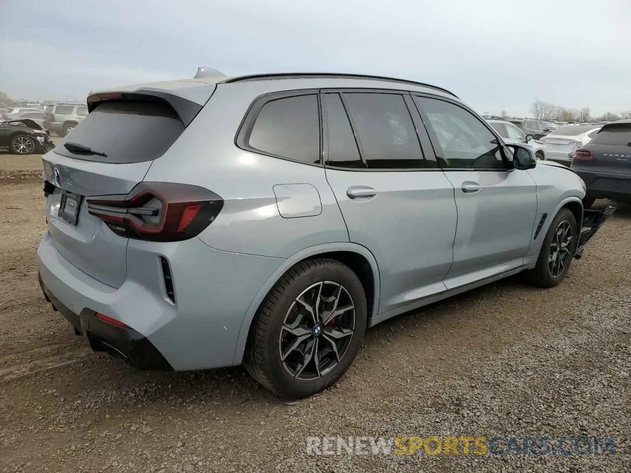 3 fotografías del automóvil dañado 5UX83DP09P9N56383 BMW X3 M40I 2023