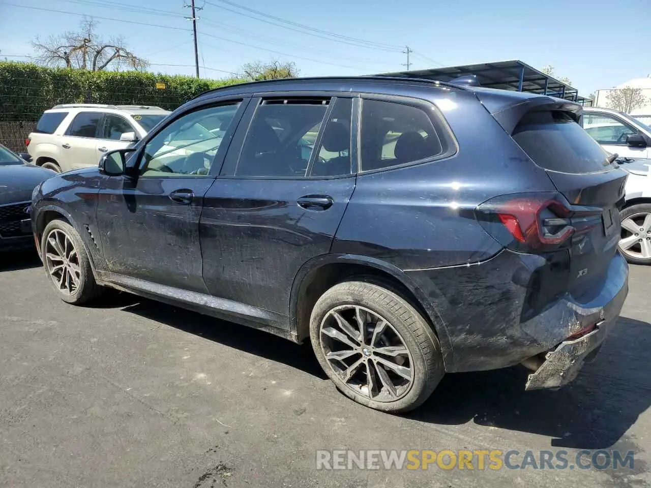 2 fotografías del automóvil dañado 5UX83DP0XP9P56592 BMW X3 M40I 2023