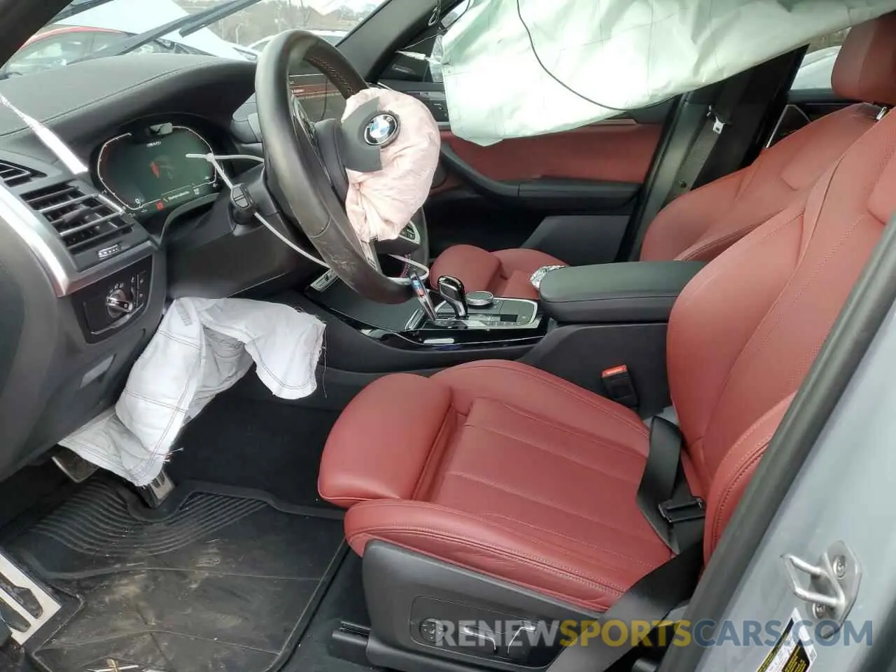 7 fotografías del automóvil dañado 5UX83DP01R9W43956 BMW X3 M40I 2024