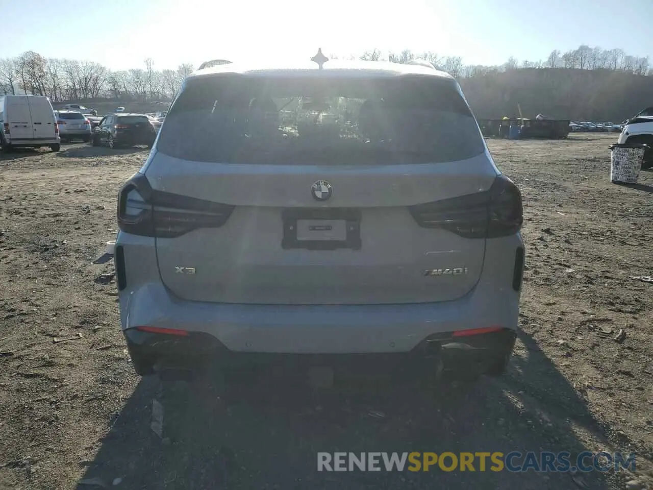 6 fotografías del automóvil dañado 5UX83DP02R9W01280 BMW X3 M40I 2024
