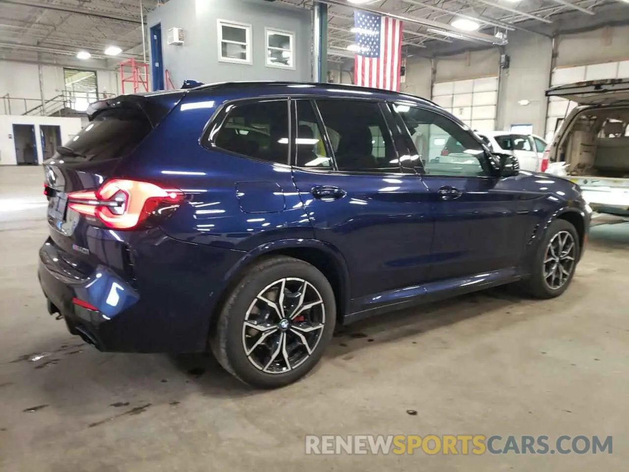 3 fotografías del automóvil dañado 5UX83DP03R9U53169 BMW X3 M40I 2024