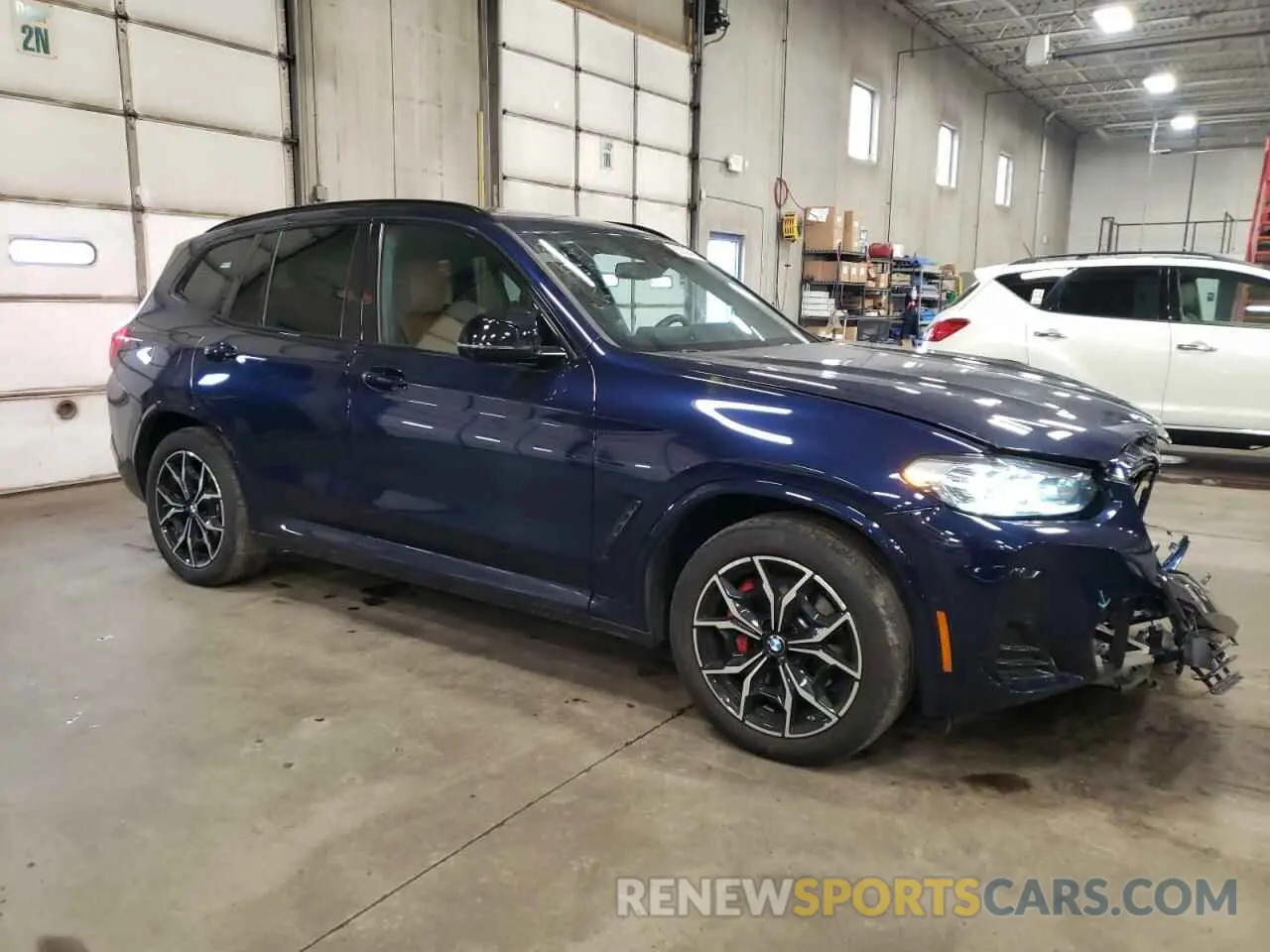 4 fotografías del automóvil dañado 5UX83DP03R9U53169 BMW X3 M40I 2024