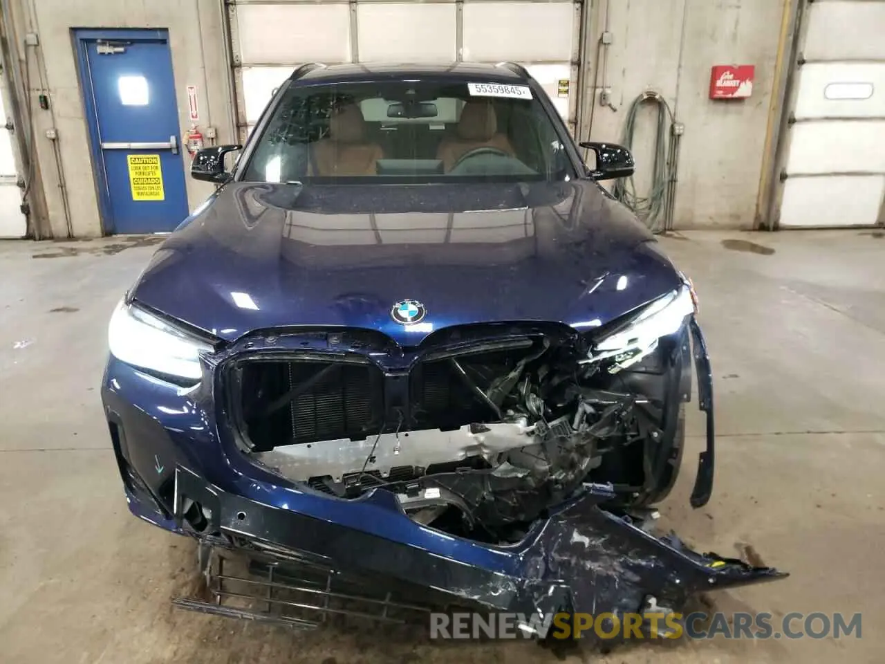 5 fotografías del automóvil dañado 5UX83DP03R9U53169 BMW X3 M40I 2024