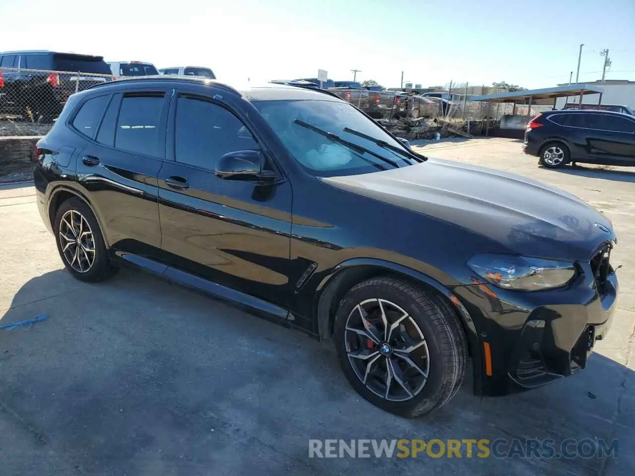 4 fotografías del automóvil dañado 5UX83DP04R9T98800 BMW X3 M40I 2024