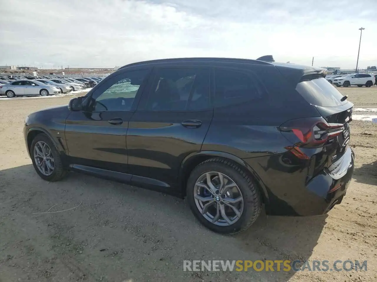 2 fotografías del automóvil dañado 5UX83DP04R9X02854 BMW X3 M40I 2024