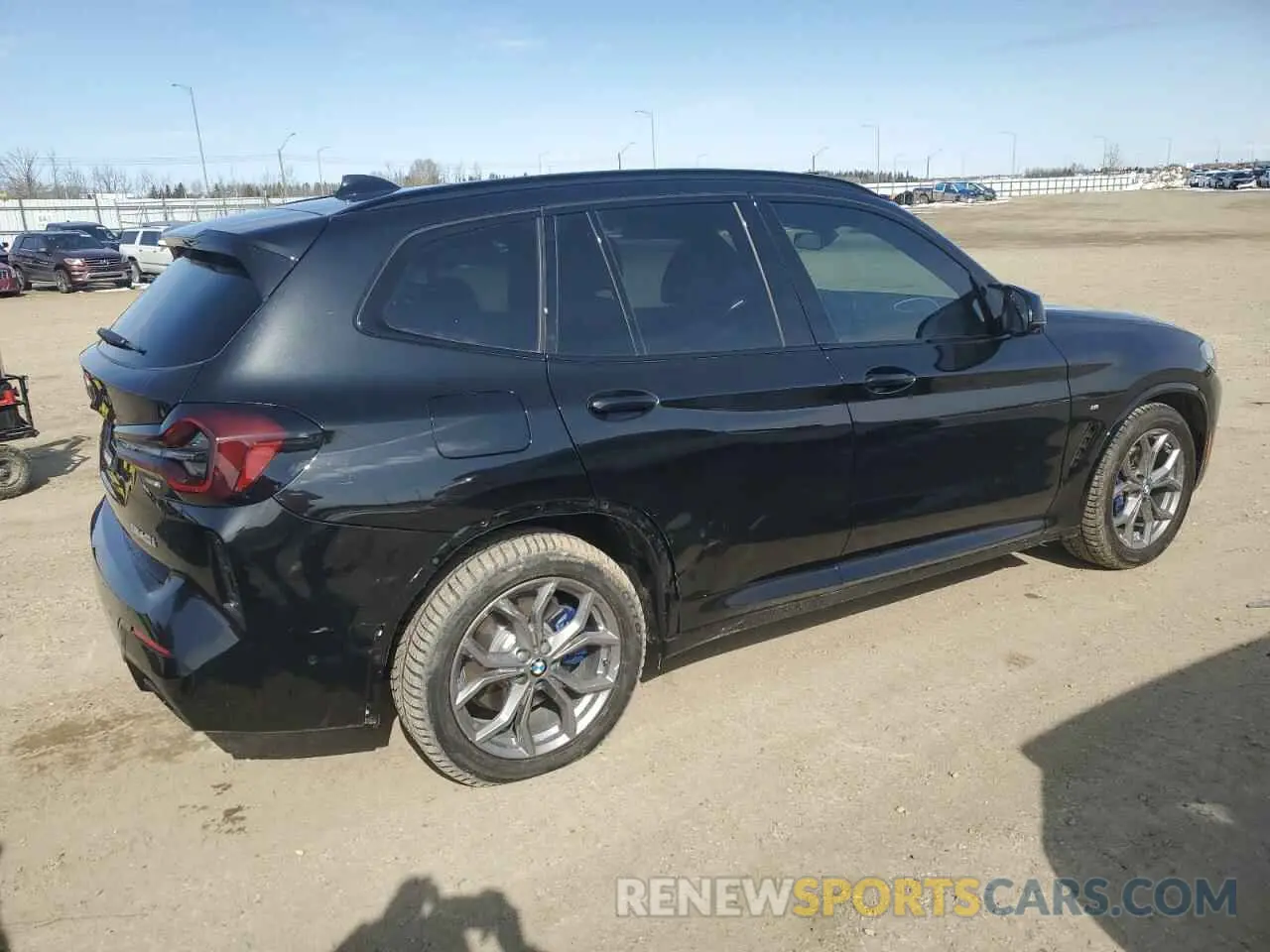 3 fotografías del automóvil dañado 5UX83DP04R9X02854 BMW X3 M40I 2024