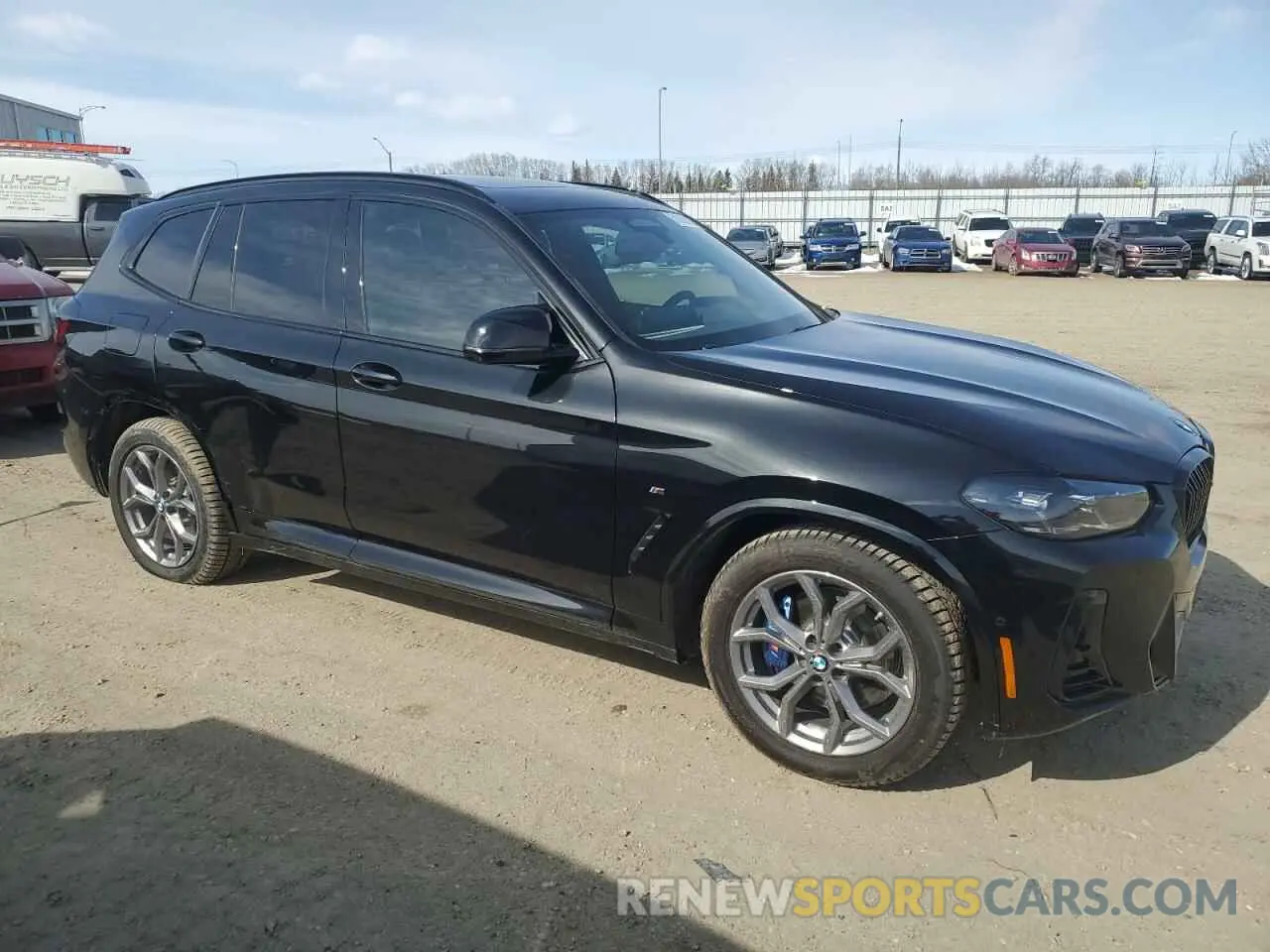 4 fotografías del automóvil dañado 5UX83DP04R9X02854 BMW X3 M40I 2024
