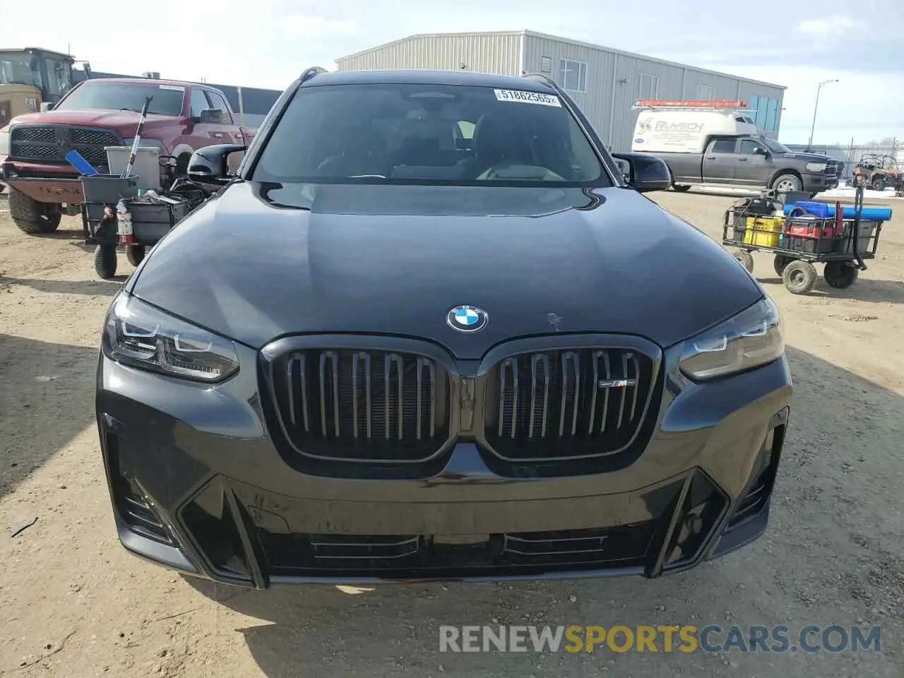 5 fotografías del automóvil dañado 5UX83DP04R9X02854 BMW X3 M40I 2024