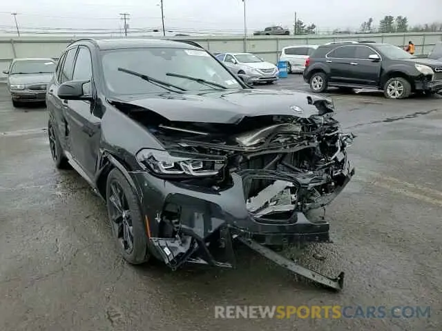 11 fotografías del automóvil dañado 5UX83DP05R9V62300 BMW X3 M40I 2024