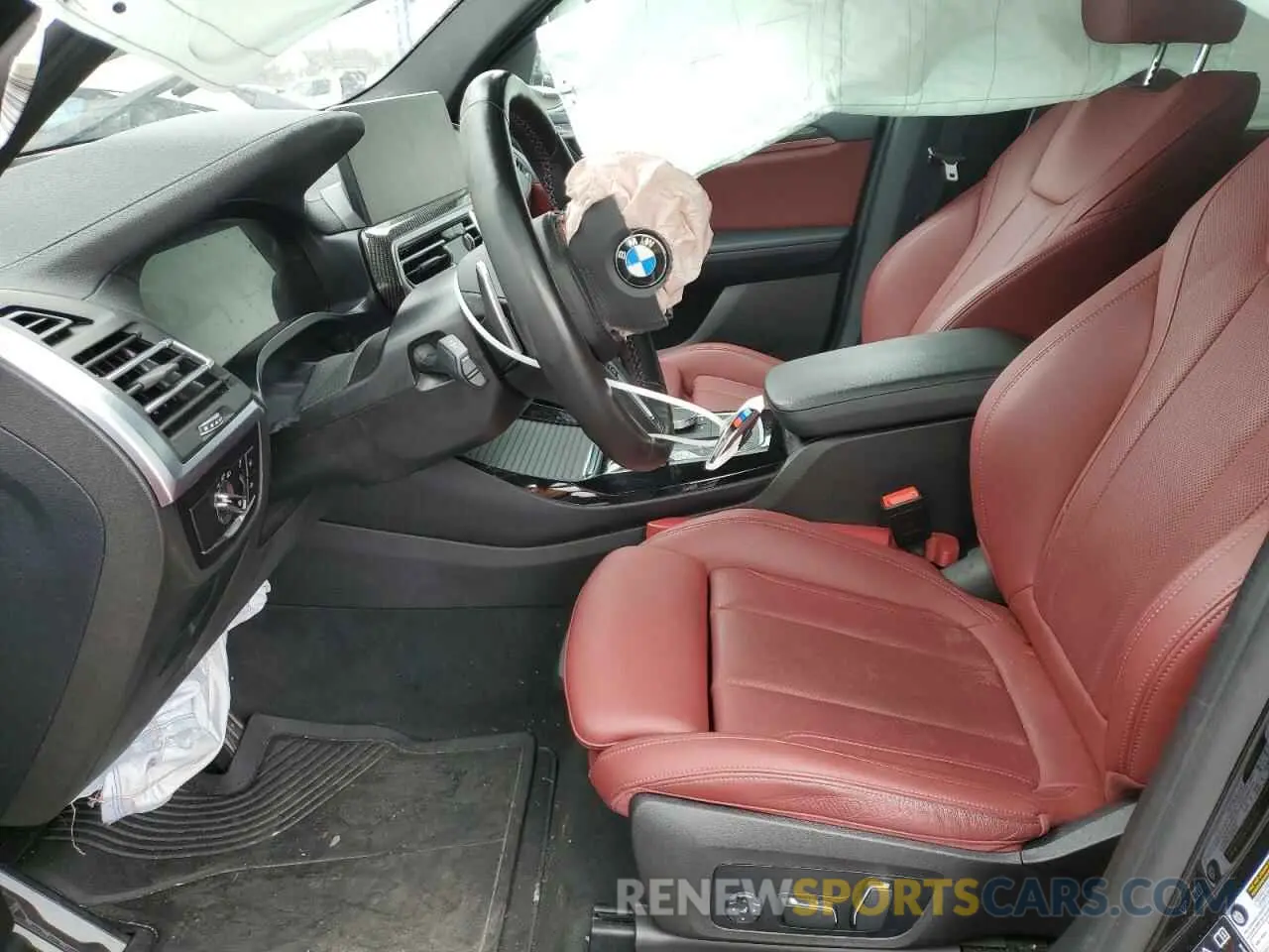 7 fotografías del automóvil dañado 5UX83DP05R9V62300 BMW X3 M40I 2024
