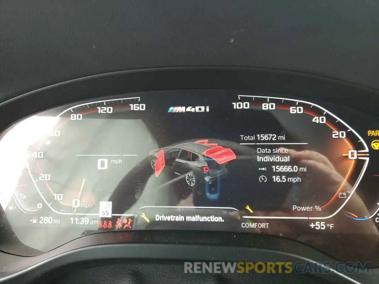 9 fotografías del automóvil dañado 5UX83DP05R9V62300 BMW X3 M40I 2024